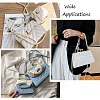 8Pcs 8 Styles White Acrylic Round Beads Bag Handles FIND-TA0001-40-8