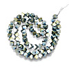 Electroplated Synthetic Non-magnetic Hematite Beads Strands G-T139-62E-2