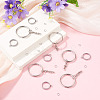 5Pcs 304 Stainless Steel Open Back Bezel Pendants STAS-TAD0001-01C-4