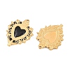 304 Stainless Steel Enamel Pendants STAS-K293-21G-2