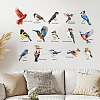 Translucent PVC Self Adhesive Wall Stickers STIC-WH0015-301-4