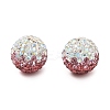 Gradient Color Design Polymer Clay Rhinestone Beads CLAY-NH0001-03G-1