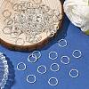 Eco-Friendly Brass Round Rings KK-M165-10mm-02S-RS-5