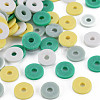 Handmade Polymer Clay Beads Strands CLAY-R089-8mm-T008-2