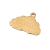 304 Stainless Steel Pendants SA-CBAE30B-03F-G-2
