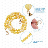 4Pcs 4 Colors Acrylic Beads Bag Strap FIND-GN0001-06-4