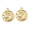 PVD Vacuum Plating 304 Stainless Steel Pendant Cabochon Settings STAS-F287-60G-1