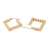 304 Stainless Steel Hoop Earrings EJEW-M221-11G-2