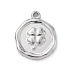 304 Stainless Steel Pendants STAS-K291-12P-02-1