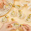 14Pcs Glass Empty Holy Water Bottles for Religious CON-DC0001-23A-3