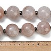 Natural Hematoid Quartz Ferruginous Quartz Beads Strands GG-CBA007A-D09-02-4