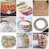 8 Strands Transperant Electroplate Glass Beads Strands GLAA-BBC0001-04D-6