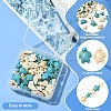 8 Styles Ocean Theme Synthetic Turquoise Beads TURQ-YW0001-02-3