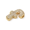 Brass Micro Pave Cubic Zirconia Pendants KK-A300-02G-F-2