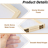 14Pcs Rectangle Wooden Paper Making DIY-FH0010-42-5