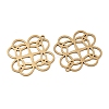 Hollow 201 Stainless Steel Pendants STAS-I364-17G-2