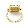 Brass Micro Pave Cubic Zirconia Cuff Rings RJEW-M170-23G-3