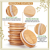 Bamboo Bottle Caps AJEW-WH0270-206-4