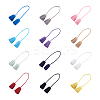 12Pcs 12 Color Double-end Velvet Tassels Pendant DIY-GN0001-10-2