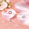   36Pcs 2 Styles Plastic Ring Display Stands RDIS-PH0001-006-4