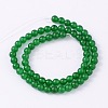 Dyed Natural Jade Round Bead Strands G-O113-08-6mm-2