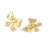 Ion Plating(IP) 304 Stainless Steel Stud Earrings for Women EJEW-B050-11G-2