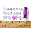 Acrylic Bead Flowers/Stars/Hearts OACR-FS0001-67A-5