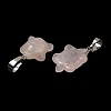 Natural Rose Quartz Pendants G-F758-A05-P-2
