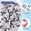 Printed Wood European Beads WOOD-TA0002-66-5