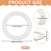 Round Wood Wreath Frames AJEW-WH0596-559-3
