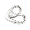 304 Stainless Steel Rhinestone Pendants STAS-P401-02P-2