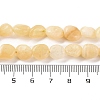 Natural Yellow Jade Beads Strands G-G146-A20-01-5