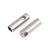 Tarnish Resistant 201 Stainless Steel Cord Ends STAS-E088-1.5mm-5