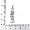 Brass Micro Pave Cubic Zirconia Pendants KK-A269-19P-3