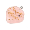 Opaque Resin Pendants LS-RESI-Q020-01B-2