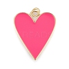 Brass Enamel Pendants KK-M205-13G-02-1