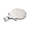 Non-Tarnish 201 Stainless Steel Pendants LS-STAS-C062-04P-3