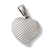 Non-Tarnish 304 Stainless Steel Pendants STAS-Z075-16P-1