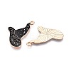 Halloween Theme Alloy and Enamel Pendants ENAM-T021-30E-02-2