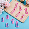 11Pcs 11 Styles PP Plastic Molds DIY-HY0002-78-4