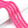 Handmade Polymer Clay Beads Strands X-CLAY-N008-053-09-5