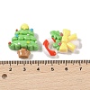 Christmas Opaque Resin Decoden Cabochons RESI-S391-06-3