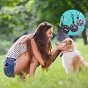 Dog Paw Shape Key Ring Hanging Plastic Mold DIY-WH0183-46-6
