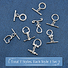 8 Set Brass Toggle Clasps KK-PH0001-89-4