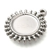 304 Stainless Steel Pendant Cabochon Settings STAS-I310-18P-2