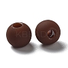 Frosted Opaque Acrylic Beads OACR-P019-01A-01-3