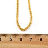 Brass Sterling Silver Chains Necklaces for Women NJEW-D302-25G-5