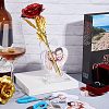 Transparent Acrylic Photo Frame Stands DJEW-WH0018-25-4