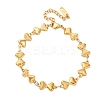 304 Stainless Steel Link Bracelets for Women BJEW-Z125-03G-02-2