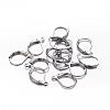 Brass Leverback Earring Findings KK-EC223-B-1